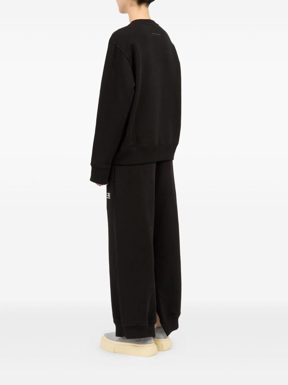 MM6 MAISON MARGIELA Felpa girocollo con logo 