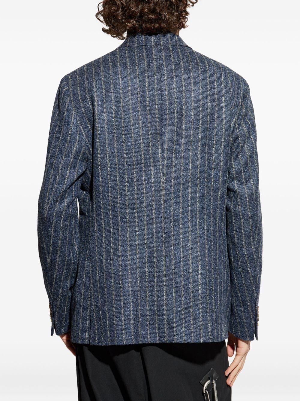 ETRO Blazer gessato classico in stile sartoriale 