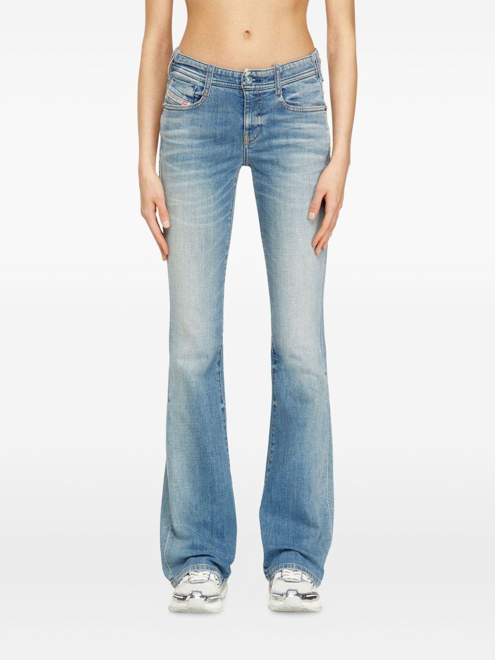 DIESEL Jeans bootcut effetto slavato 