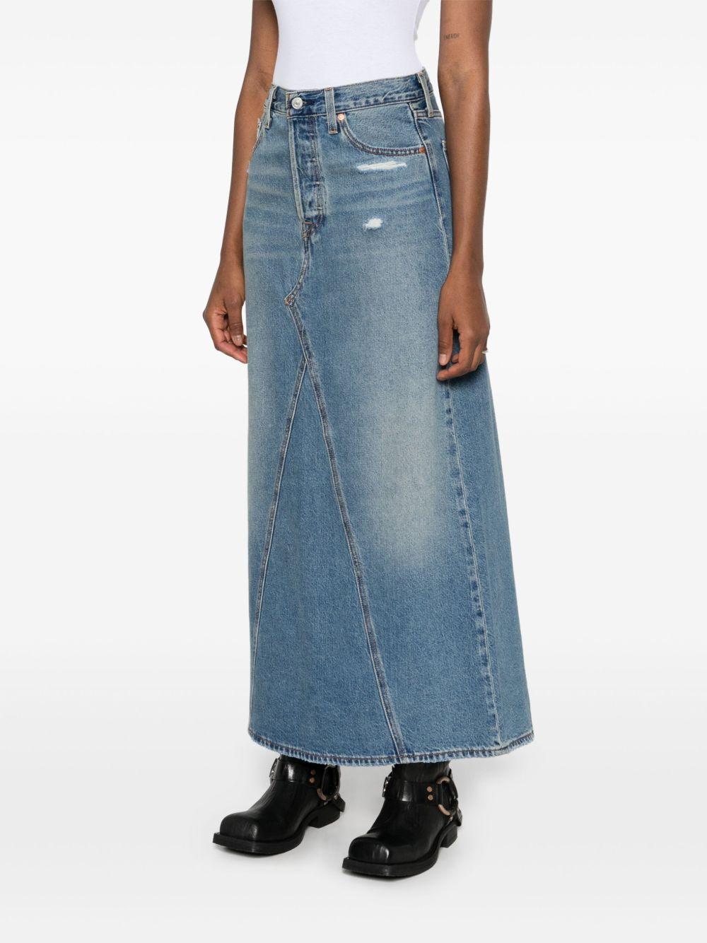LEVIS Gonna midi in jeans 