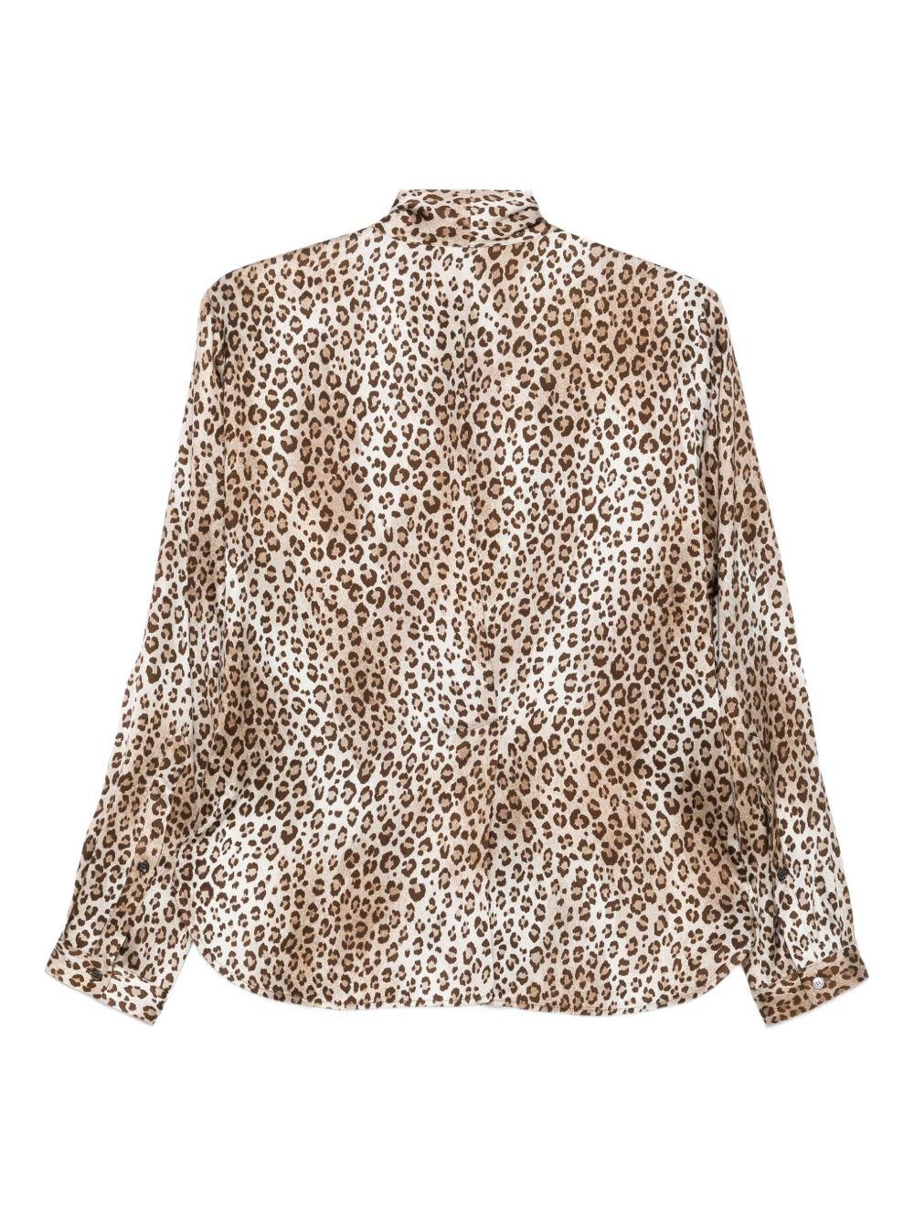 SEVENTY Blusa leopardata 