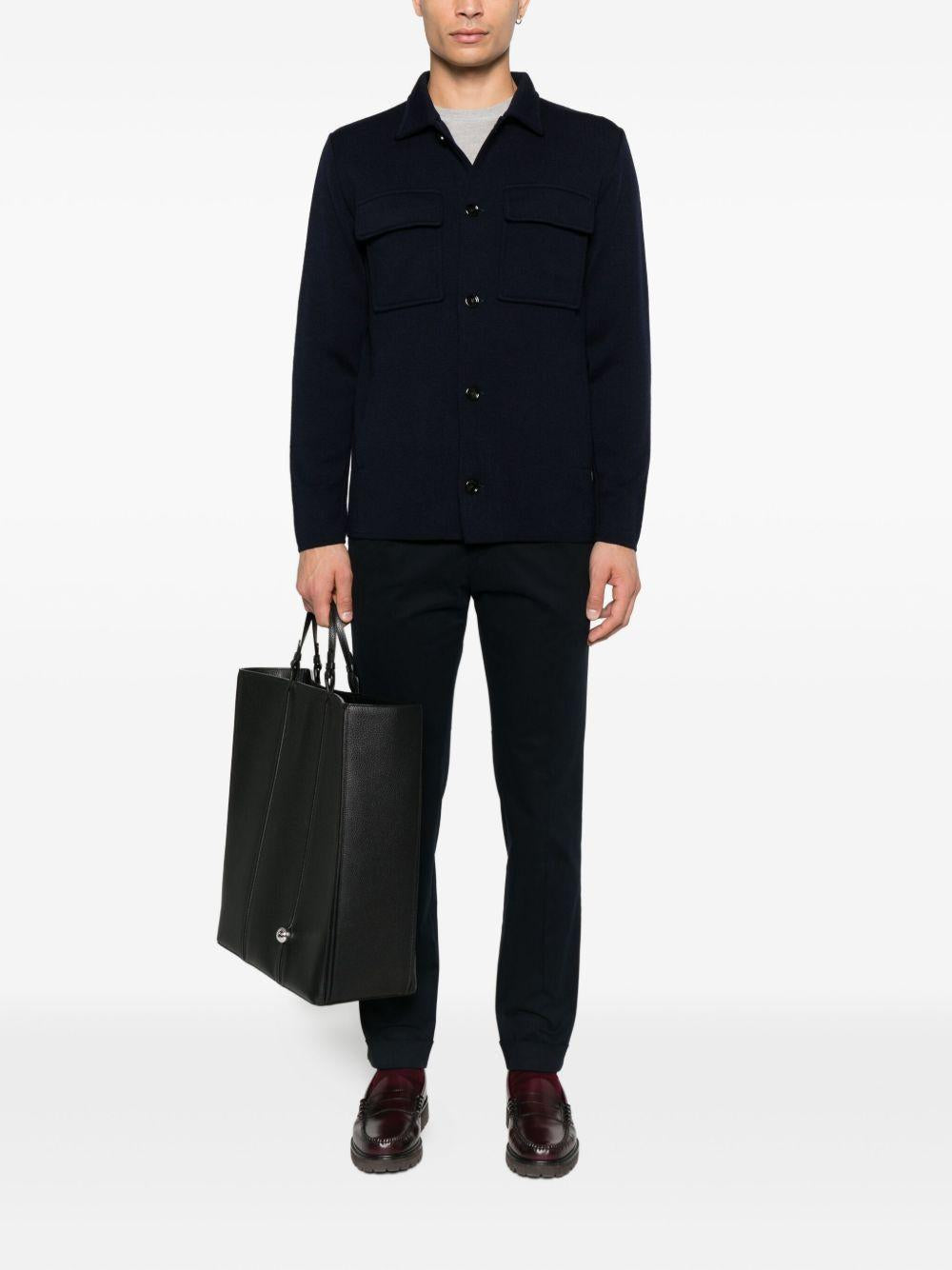 ALPHA STUDIO Maglia girocollo in seta e cashmere 