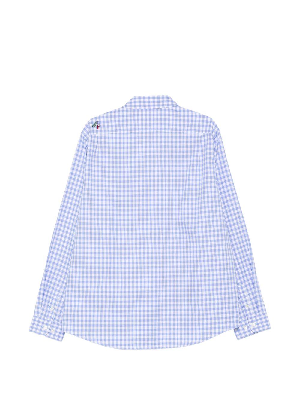 BARBOUR Camicia a quadretti con dettagli ricamati Paul Smith loves Barbour 