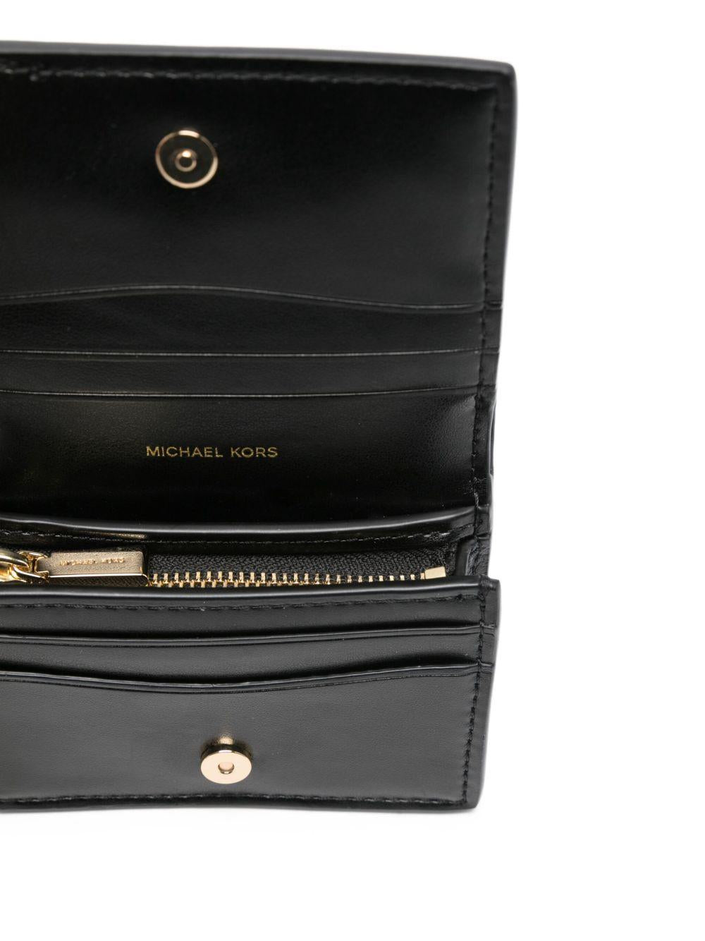 MICHAEL KORS Portafoglio in pelle nero 