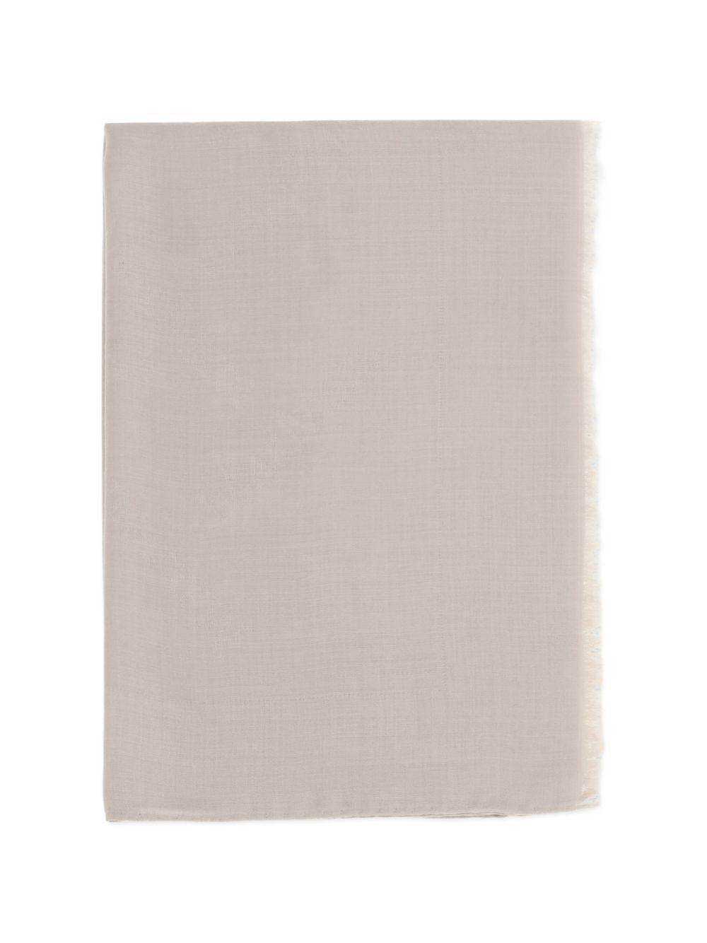 MAX MARA Sciarpa Azinnia in lana e seta beige 