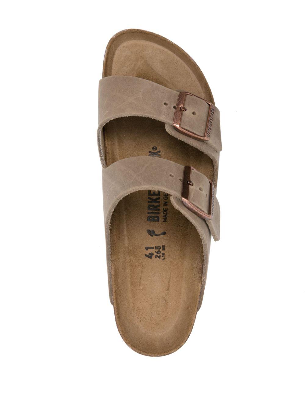 BIRKENSTOCK Ciabatte Arizona in camoscio beige 