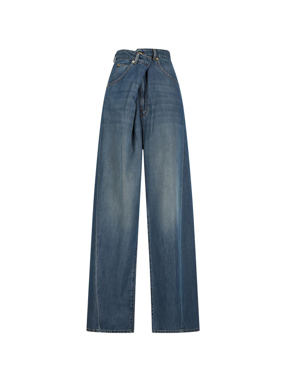 DARKPARK Jeans Ines in cotone denim blu 