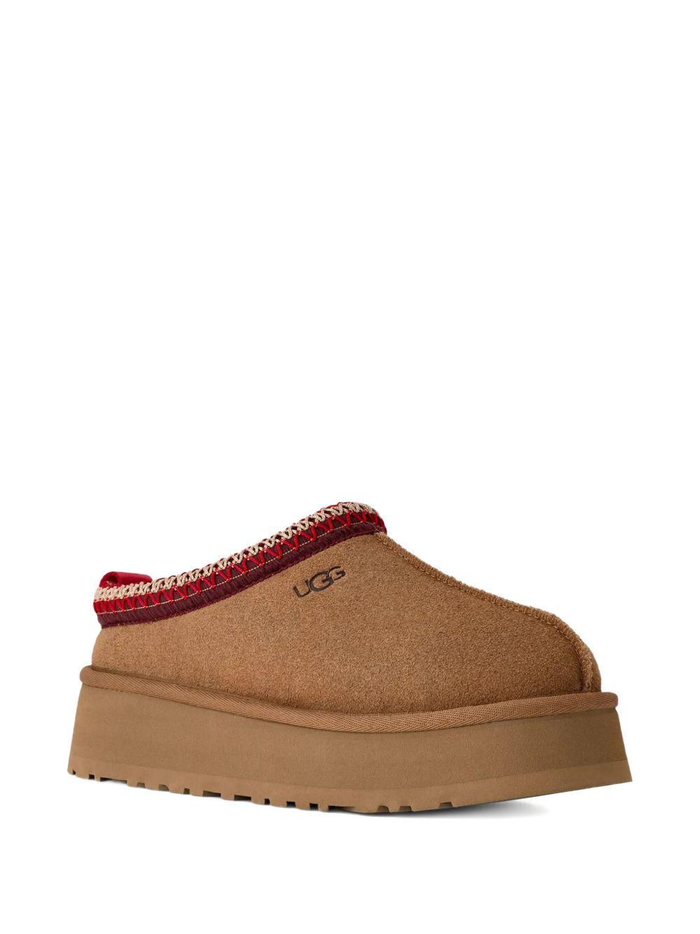 UGG Sabot Tazz II in pelle scamosciata color castagna 