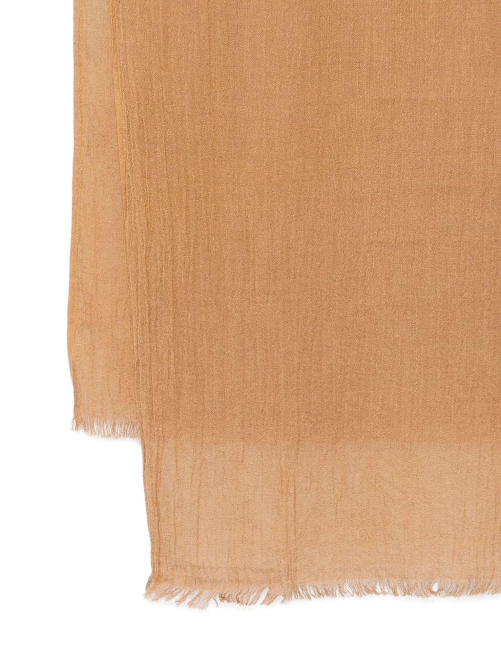 YERSE Foulard Johonson beige in misto lana 