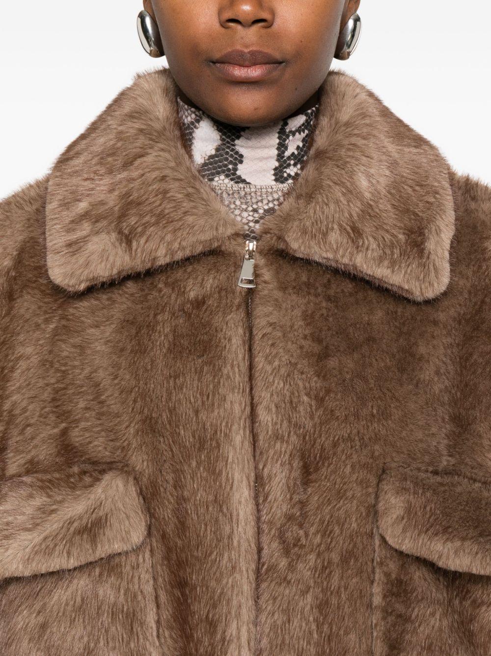 BETTA CORRADI Bomber in ecopelliccia 