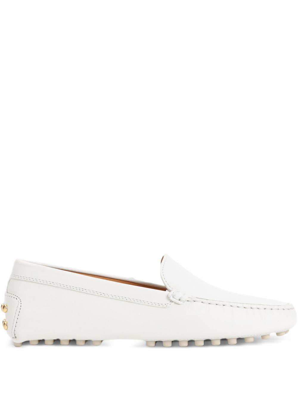 TODS Mocassini in pelle bianca 
