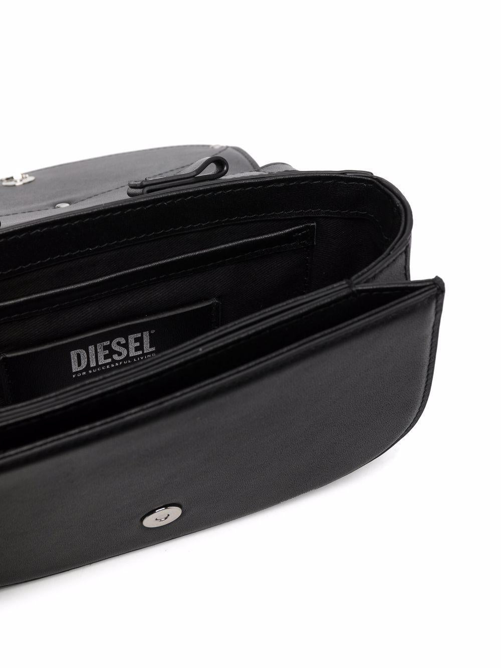 DIESEL Borsa '1DR' in nappa nera 