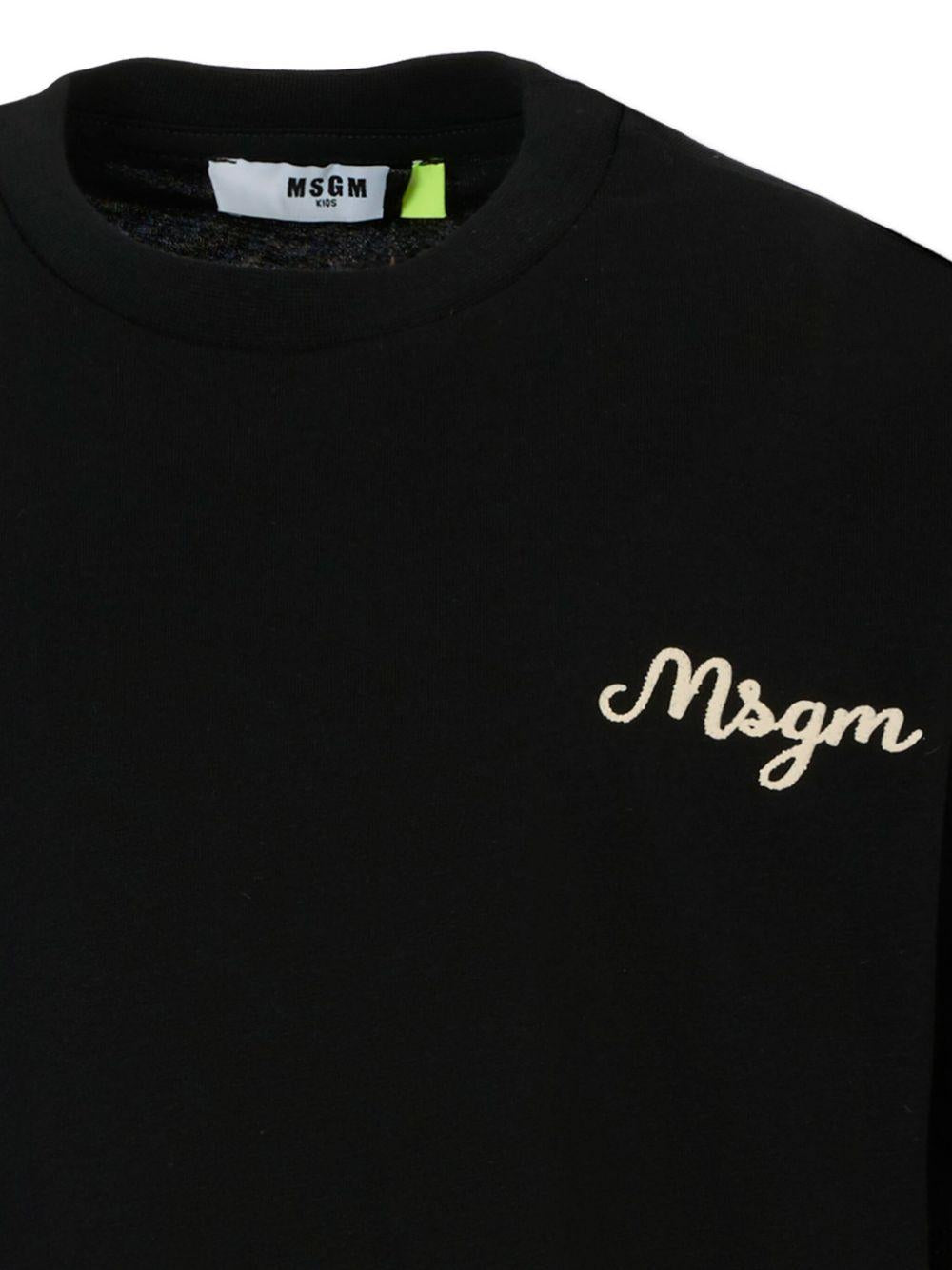 MSGM T-shirt in cotone con logo 