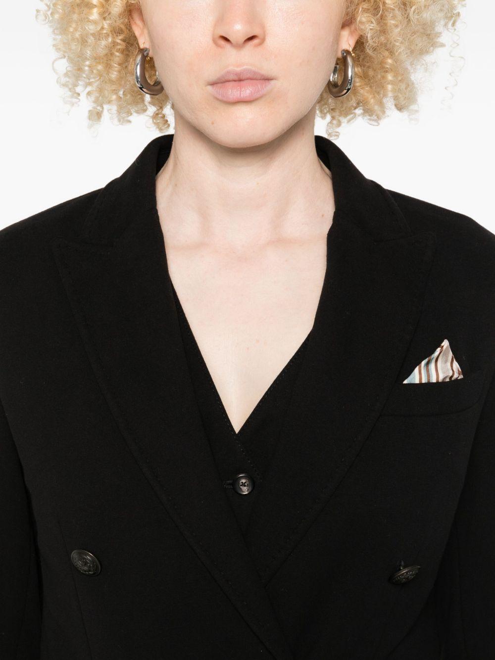 CIRCOLO 1901 Giacca nera doppiopetto 