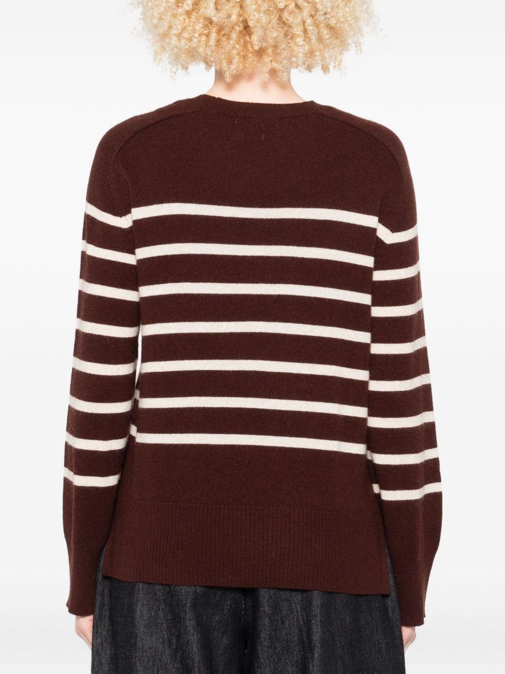 YERSE Maglia girocollo a righe 