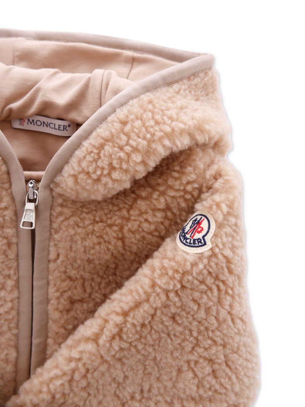 MONCLER Giacca teddy con cappuccio 