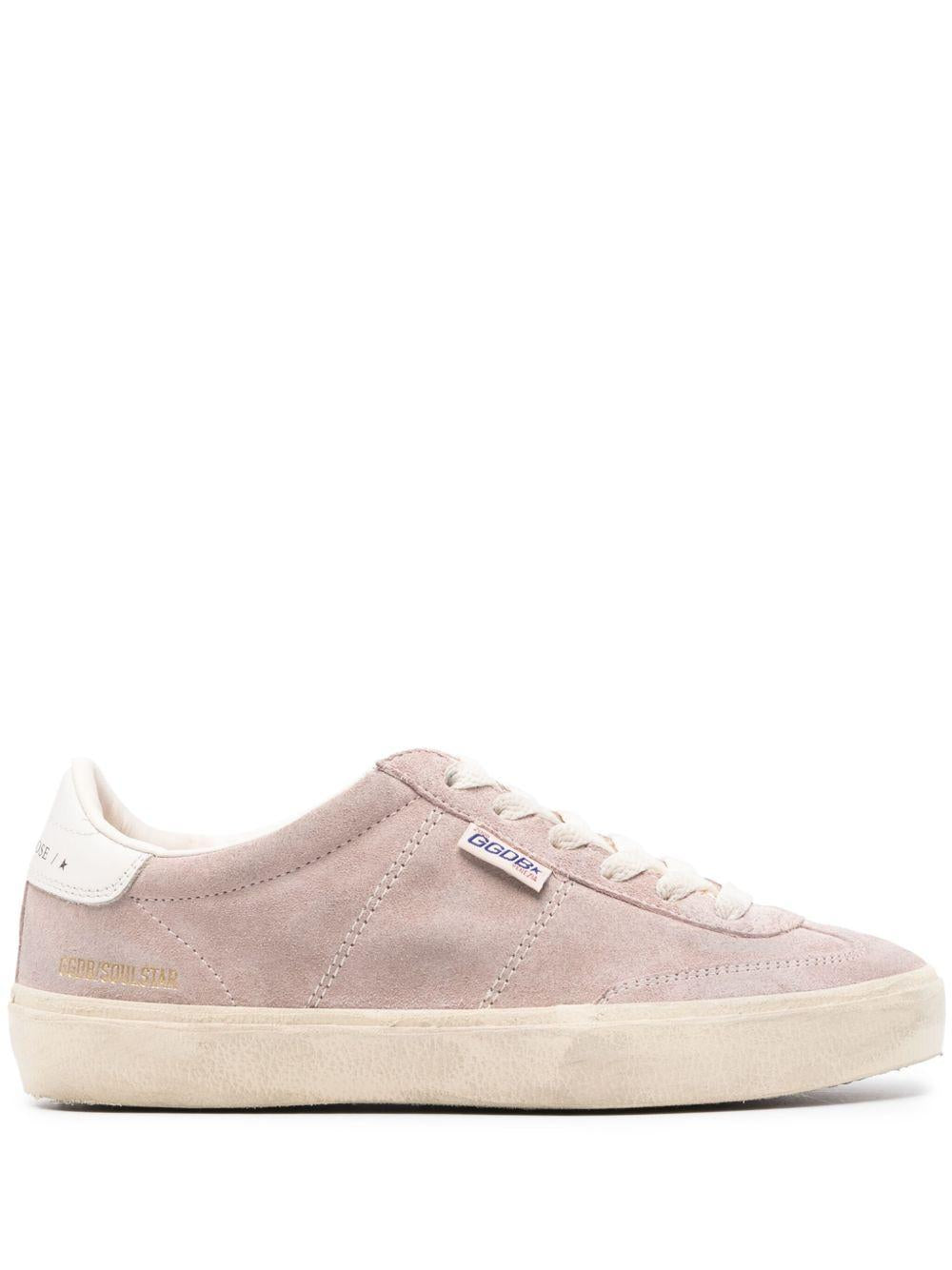 GOLDEN GOOSE Sneakers 'Soul Star' in camoscio rosa 