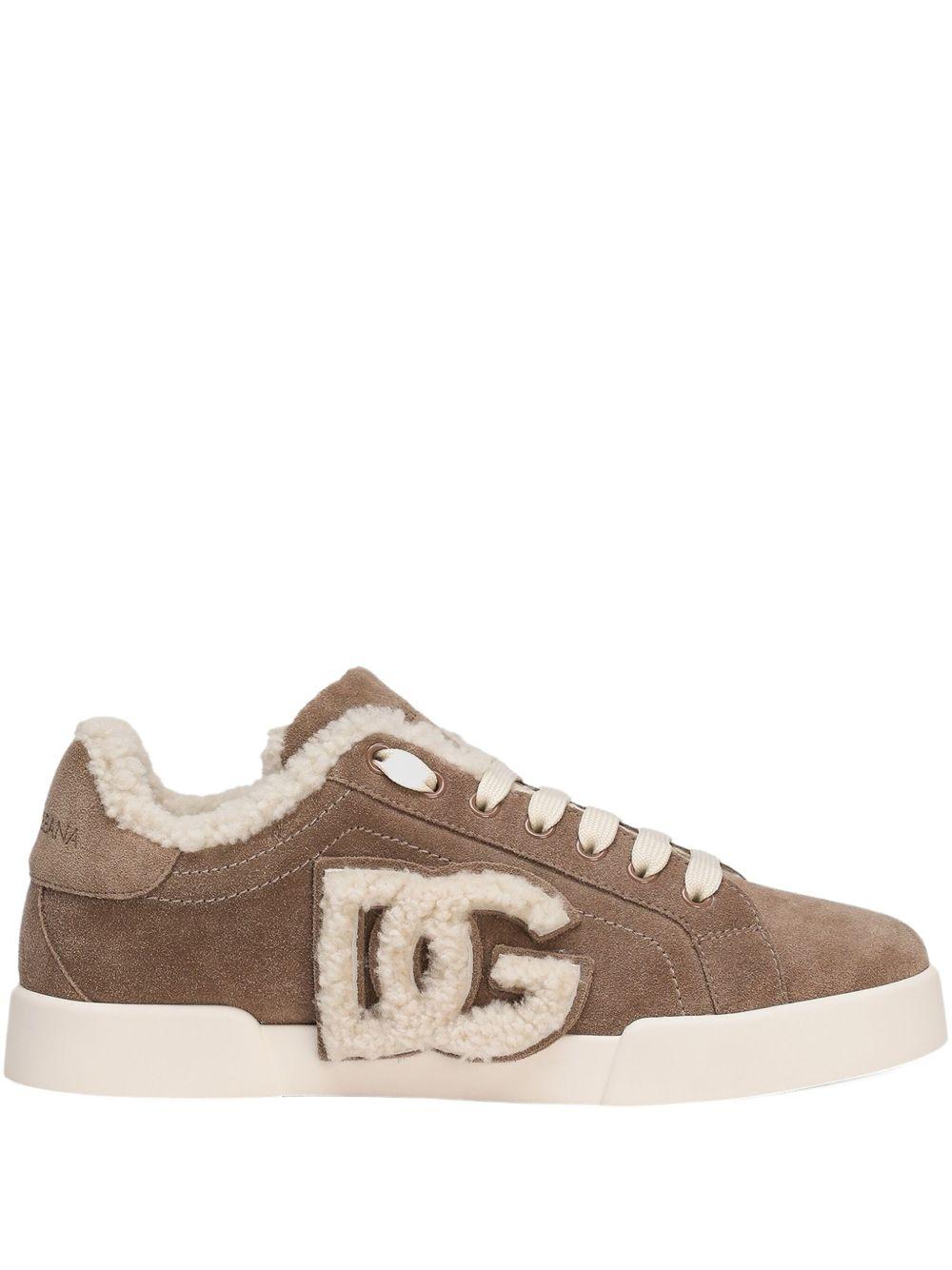 DOLCE e GABBANA Sneakers 'Portofino' in suede 