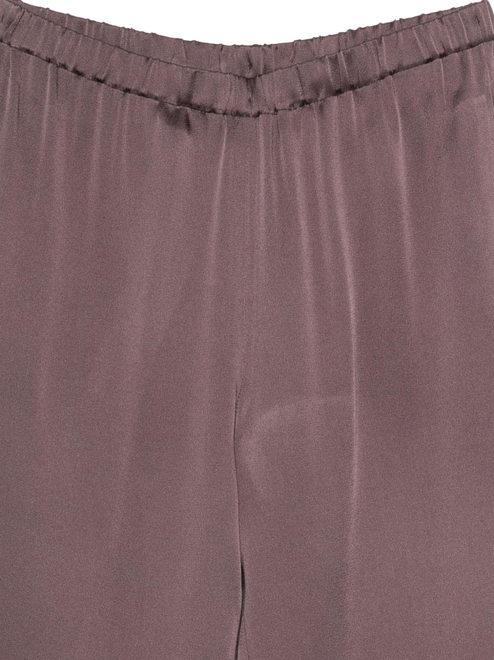 ANTONELLI Pantaloni Tiete marroni satinati 