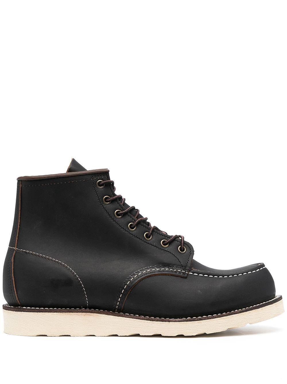 RED WING Anfibi Classic Moc Toe Nero 