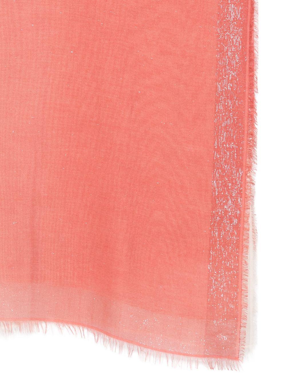 FALIERO SARTI Sciarpa foulard rosso sfumato 