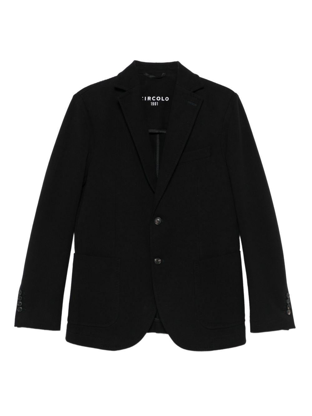 CIRCOLO 1901 Blazer monopetto nero 