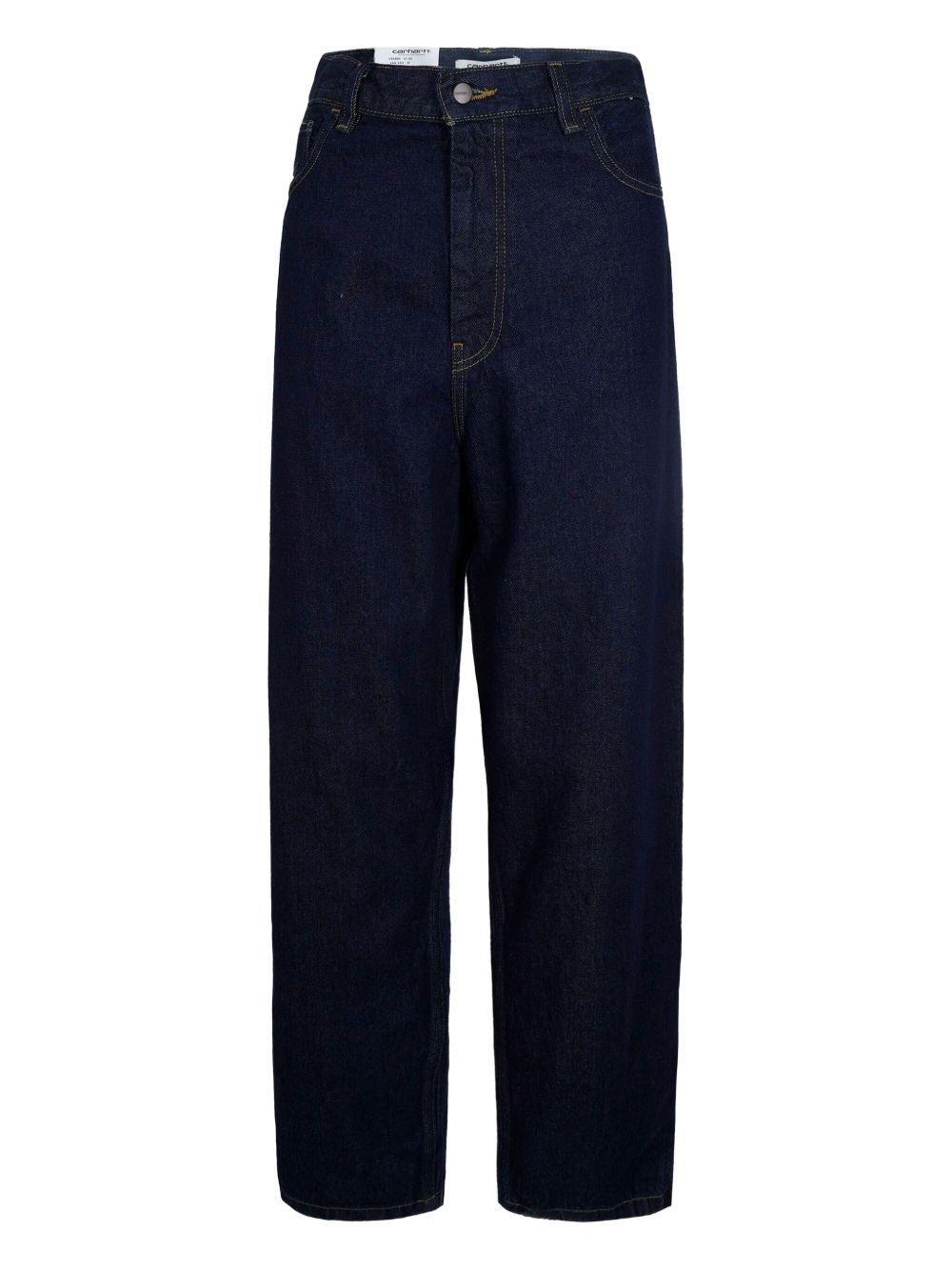 CARHARTT WIP Jeans lunghi scuri in cotone 
