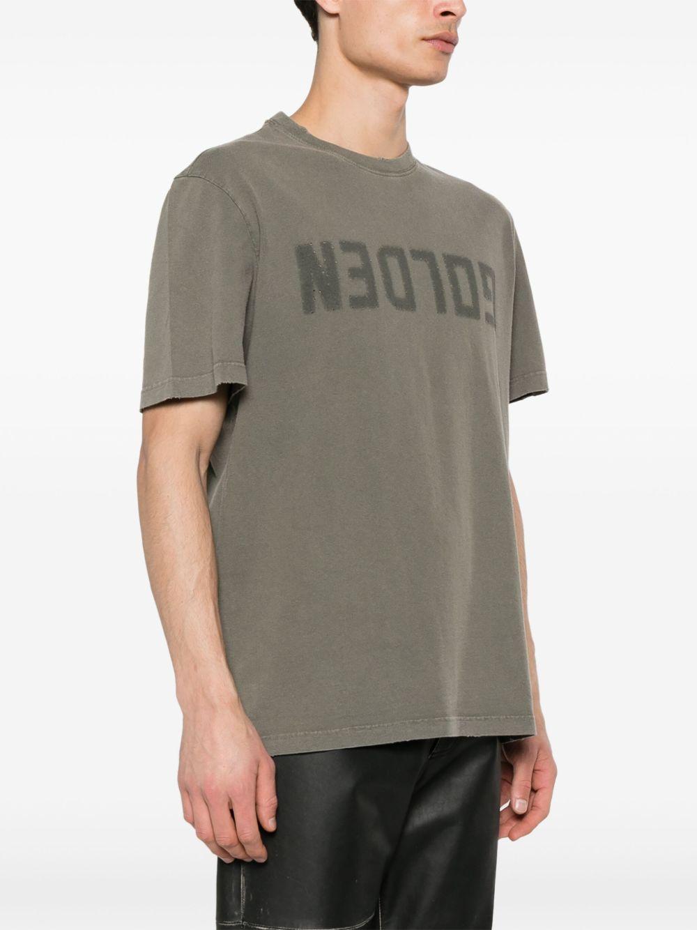 GOLDEN GOOSE T-shirt girocollo con stampa 