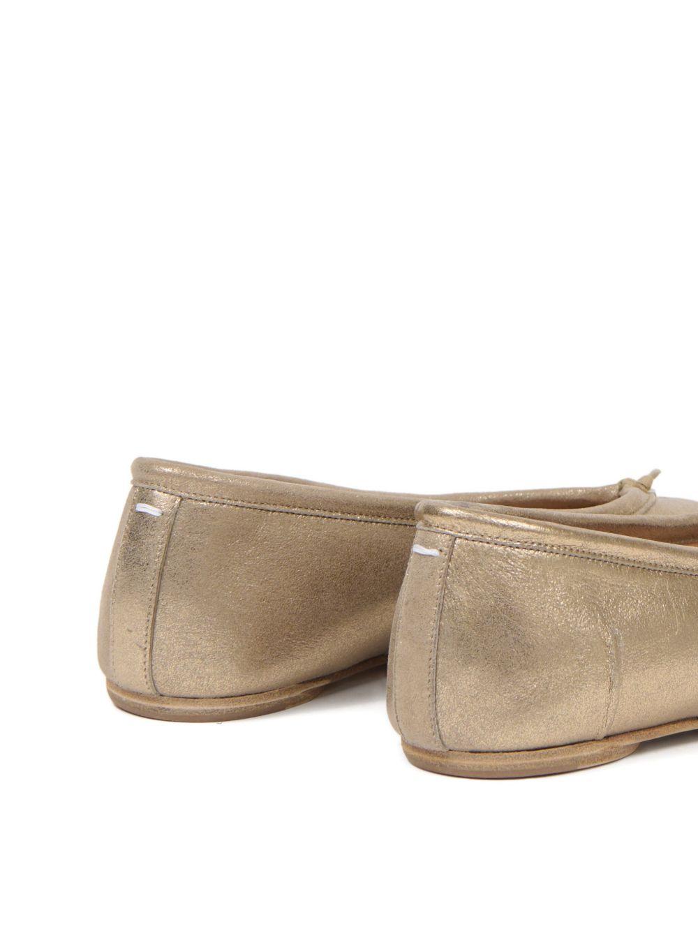 MAISON MARGIELA Ballerine dorate Tabi 