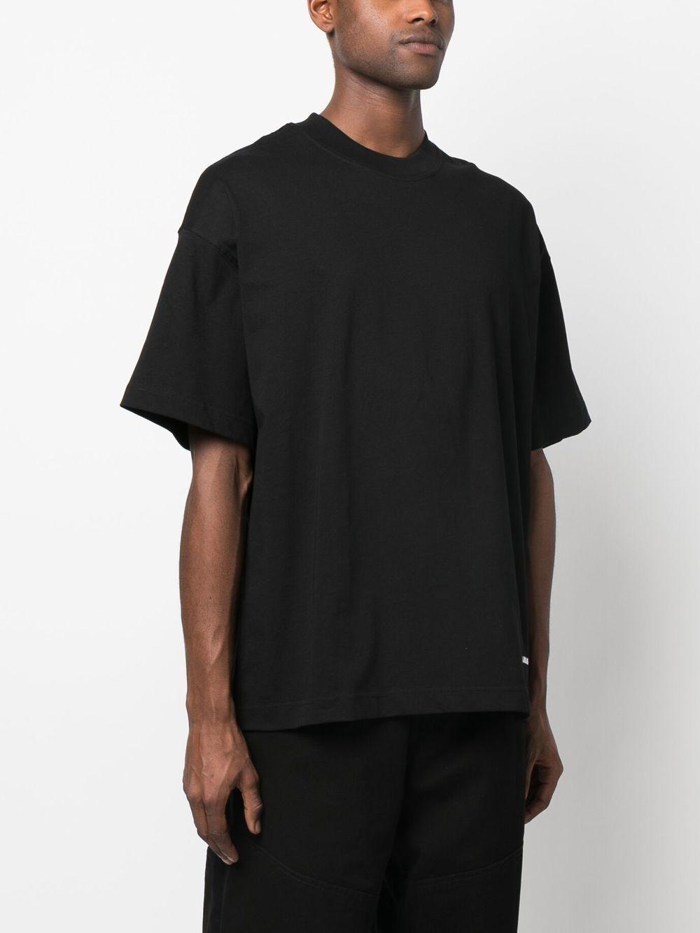 CARHARTT WIP T-shirt in cotone nero con logo 