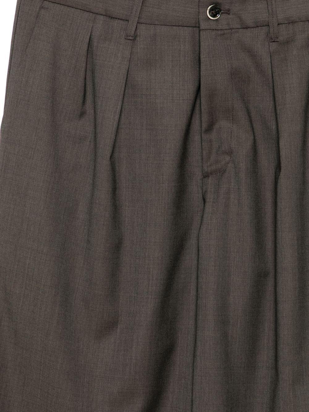 NINE IN THE MORNING Pantaloni Kai grigi con pinces 
