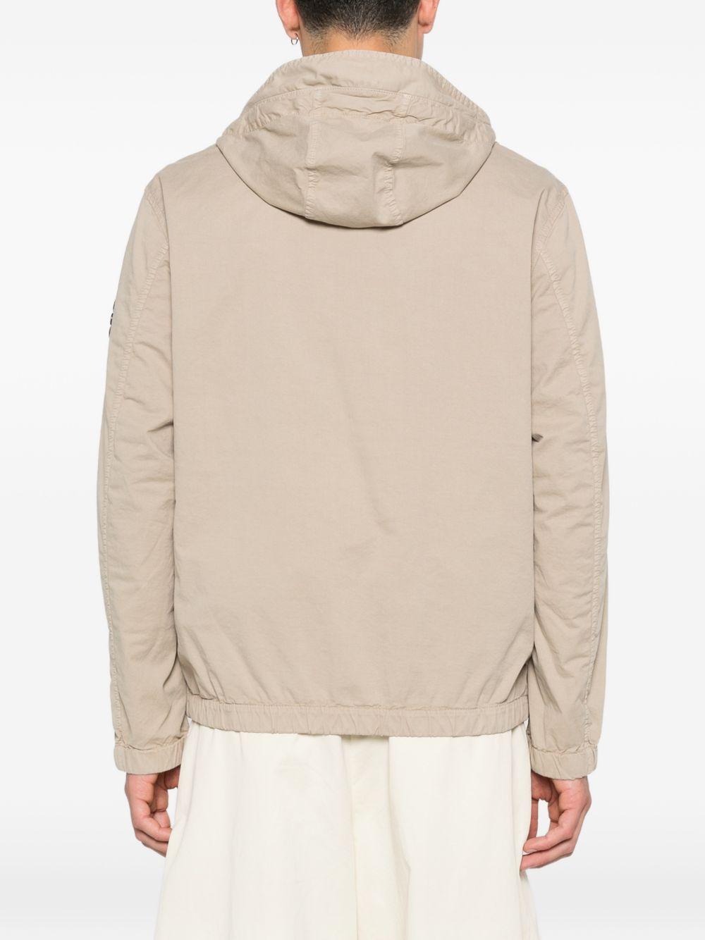 STONE ISLAND Giacca con cappuccio in cotone 