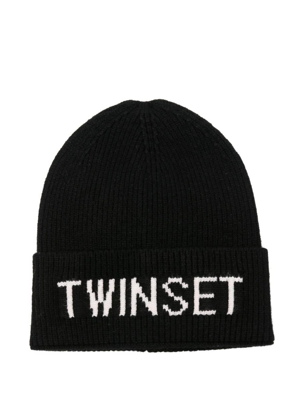 TWINSET Berretto con logo 