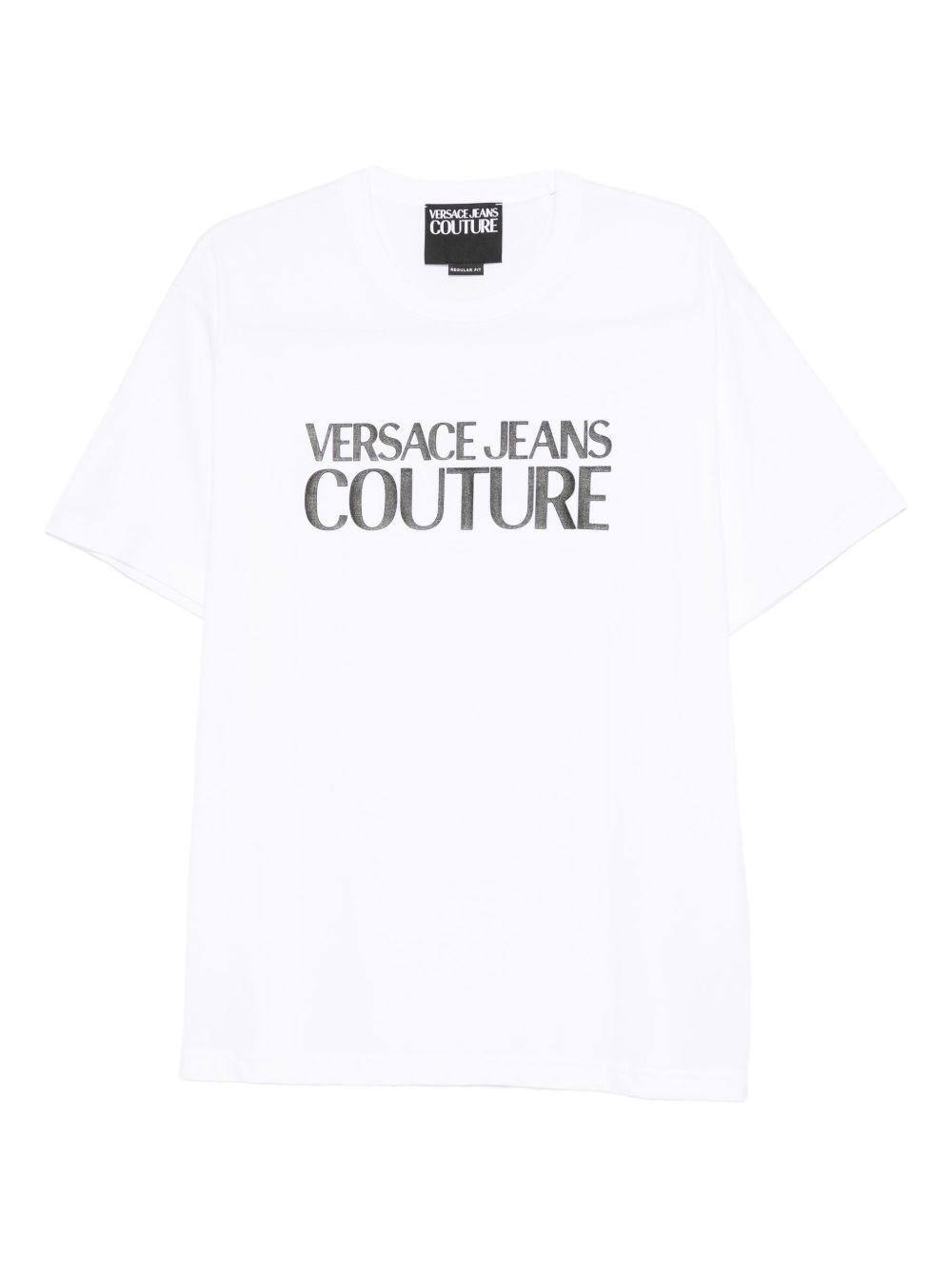 VERSACE JEANS COUTURE T-shirt girocollo con stampa 
