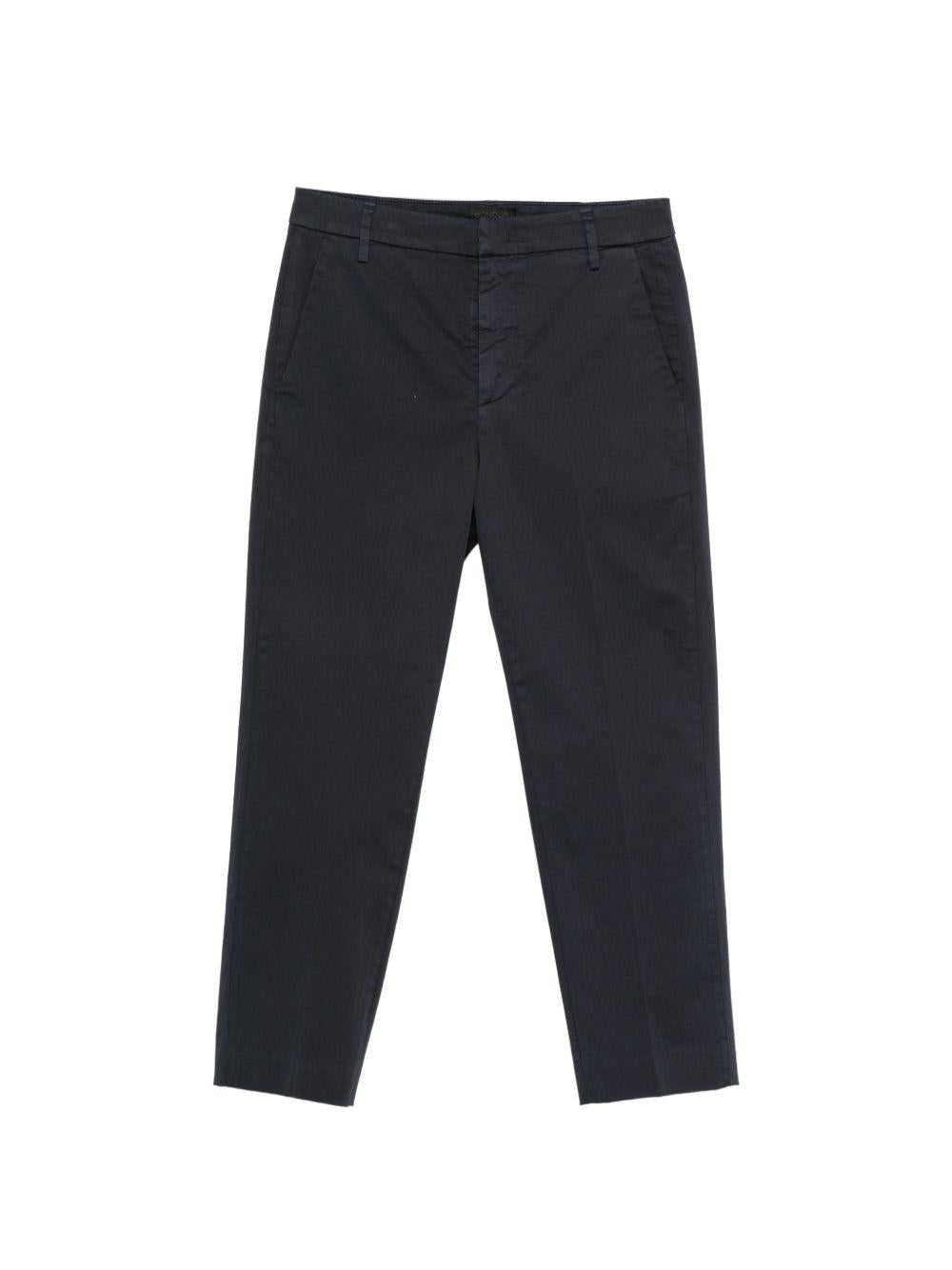 DONDUP Pantaloni Gaubert in cotone blu 