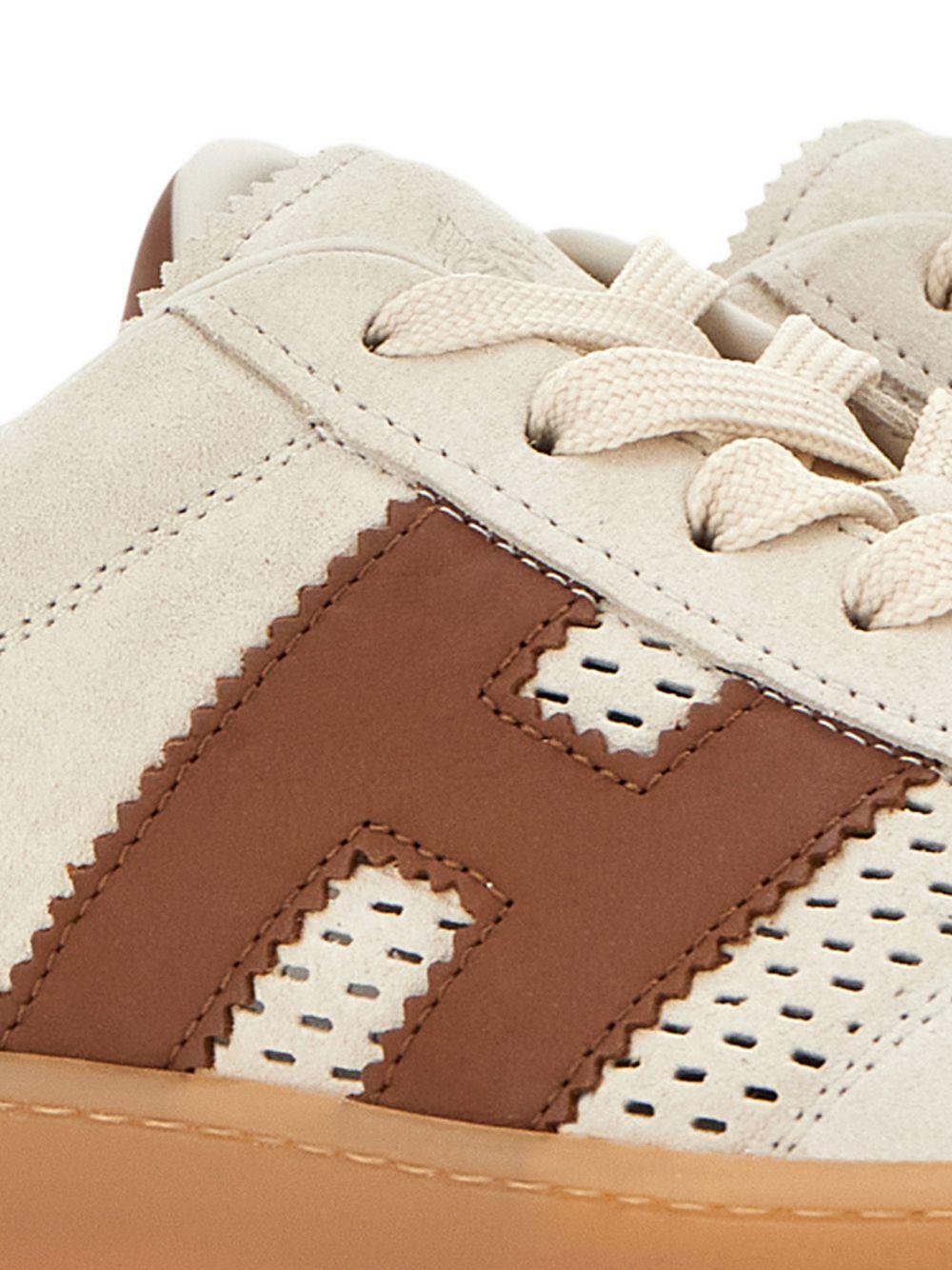 HOGAN Sneakers Cool in pelle con dettagli traforati 