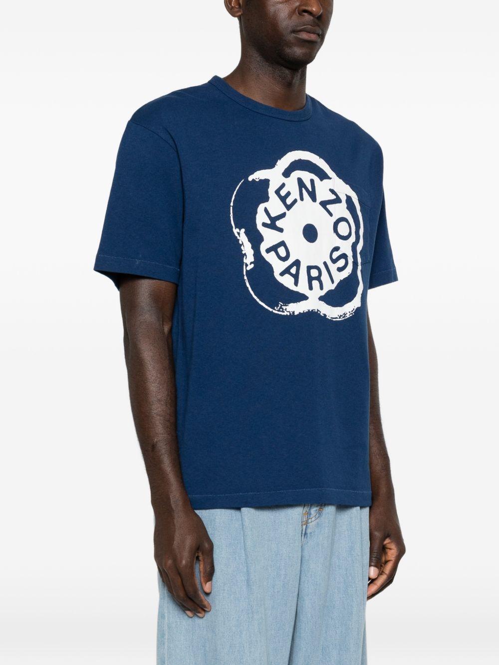 KENZO T-shirt Boke Flower 2.0 con taschino e stampa floreale 
