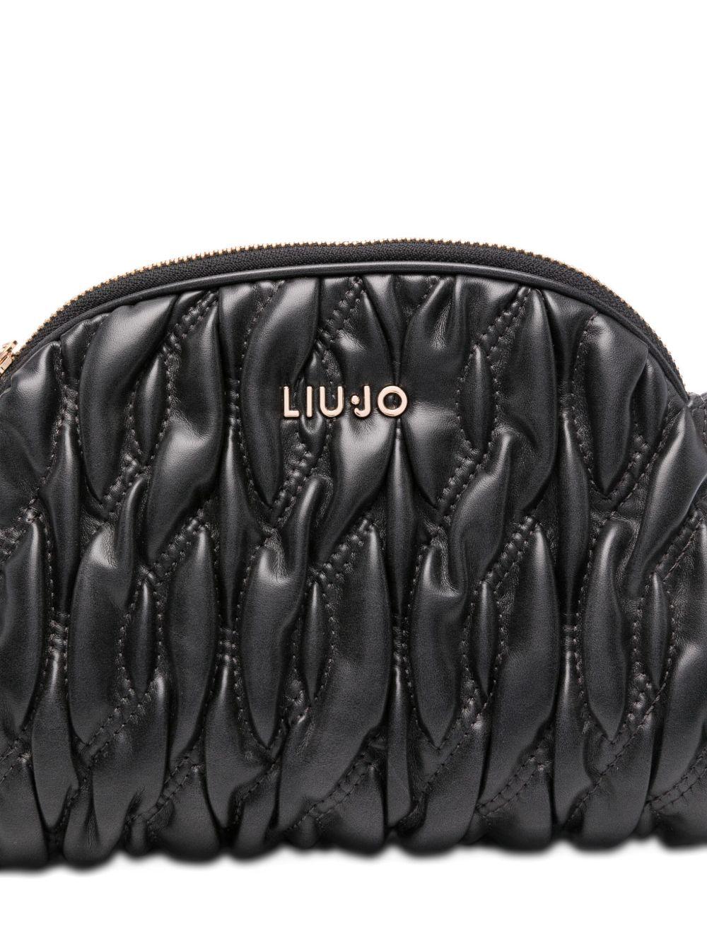 LIUJO Borsa a tracolla nera trapuntata 