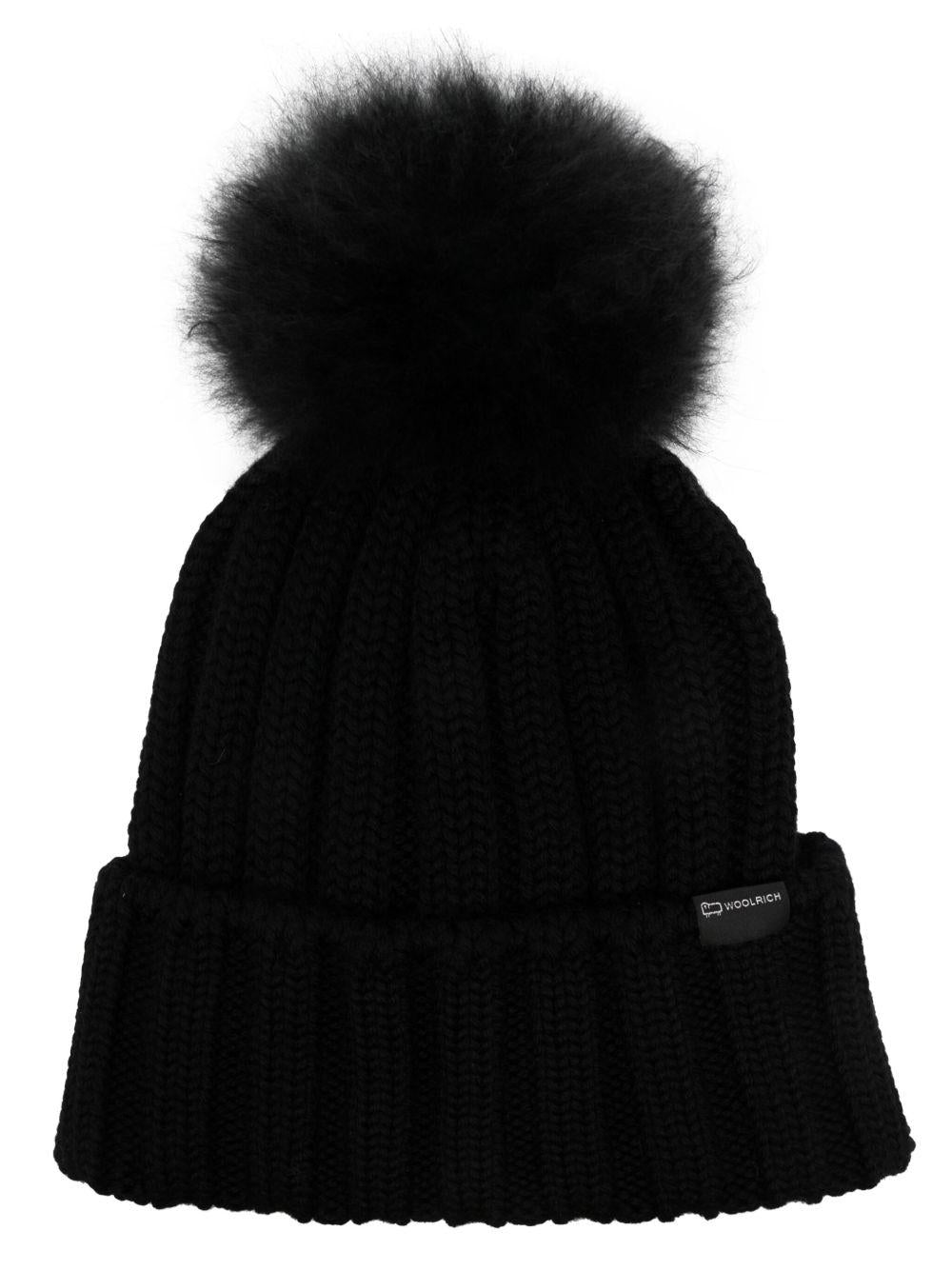 WOOLRICH Berretto con pompon 
