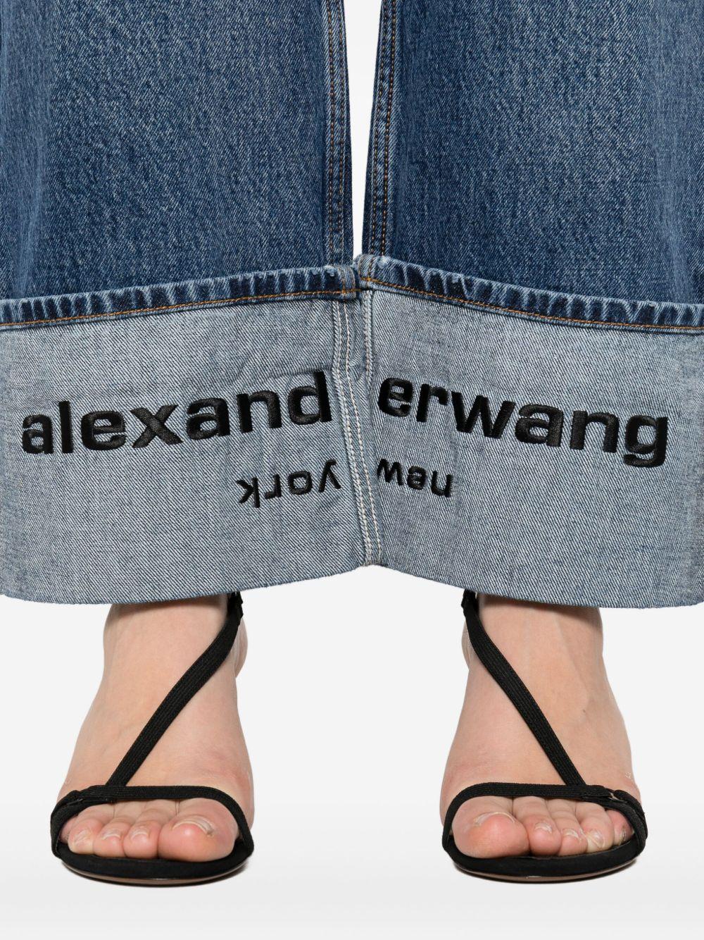 ALEXANDER WANG Jeans con logo 