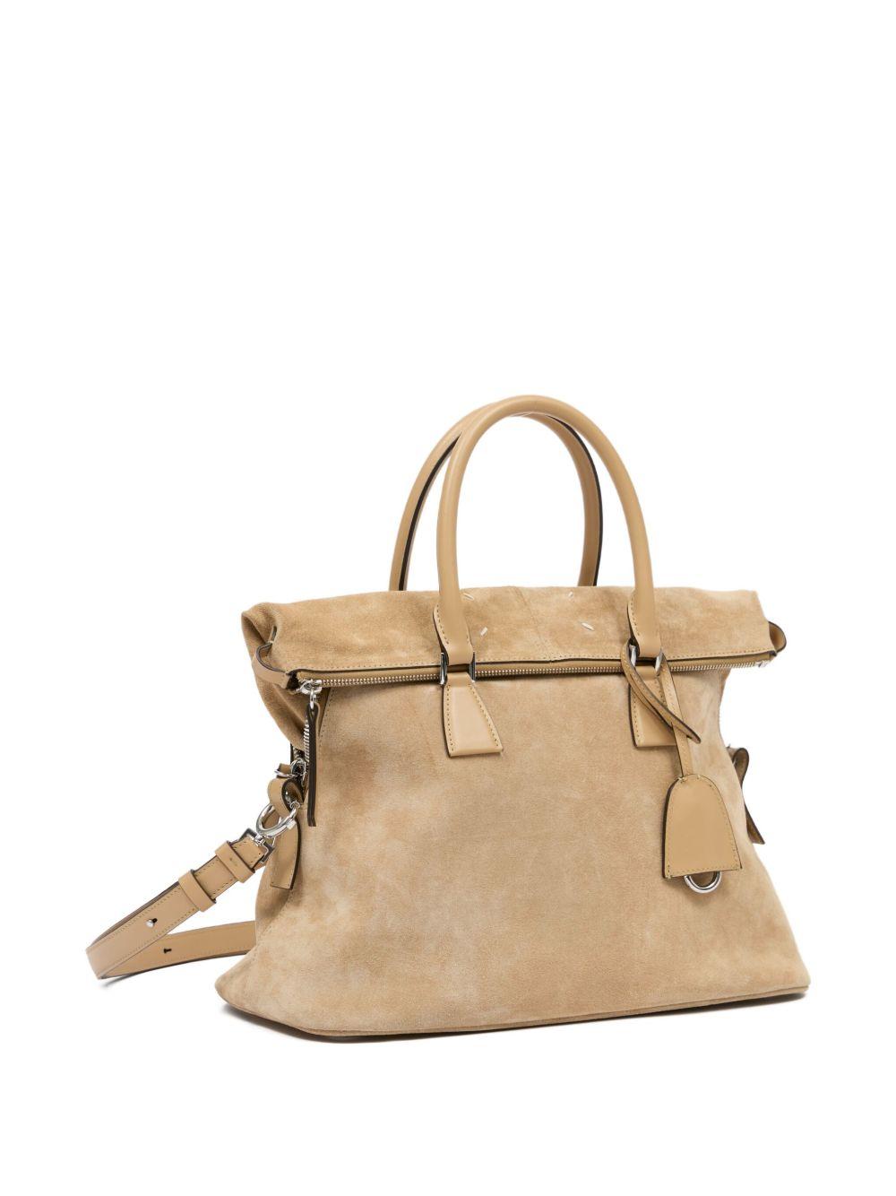 MAISON MARGIELA Borsa beige con doppio manico superiore 