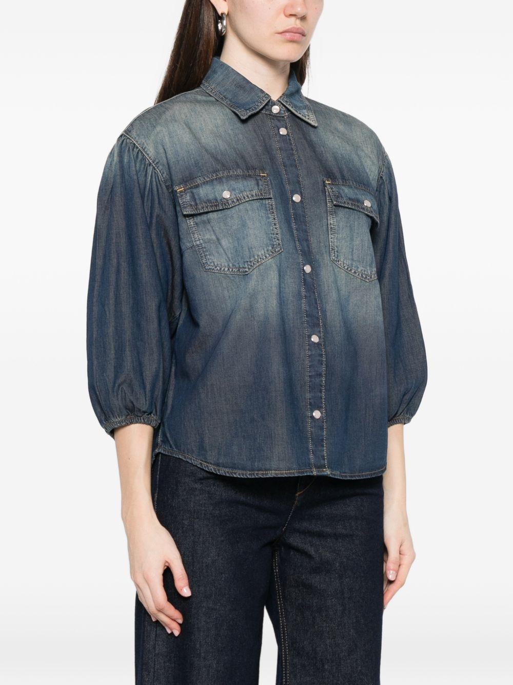 PINKO Camicia Danae in denim con tasche 