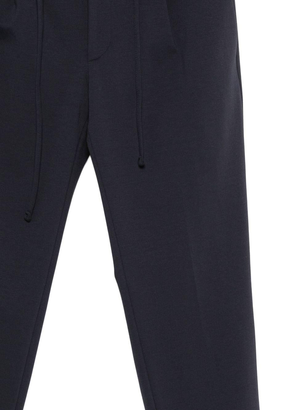 MICHAEL COAL Pantaloni lunghi neri a gamba dritta 