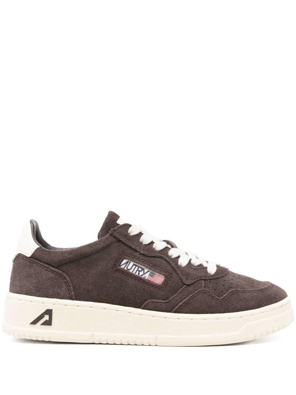 AUTRY Sneakers in pelle scamosciata marrone 