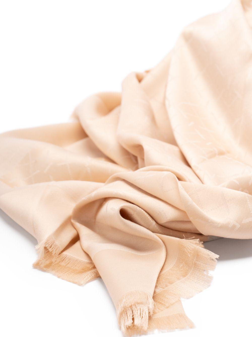 TWINSET Foulard con bordo sfrangiato 