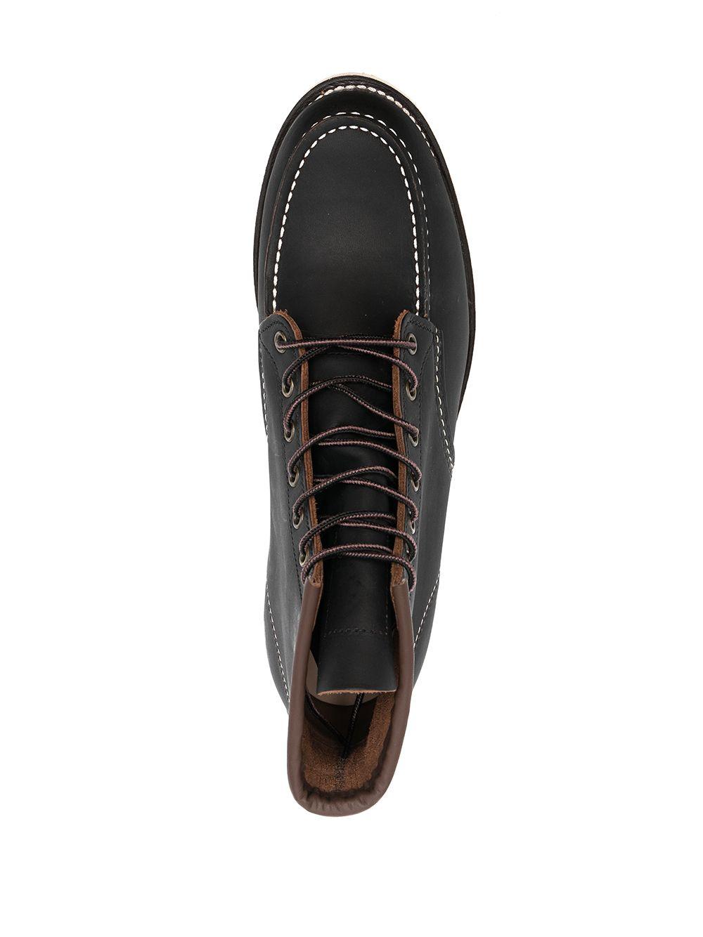 RED WING Anfibi Classic Moc Toe Nero 
