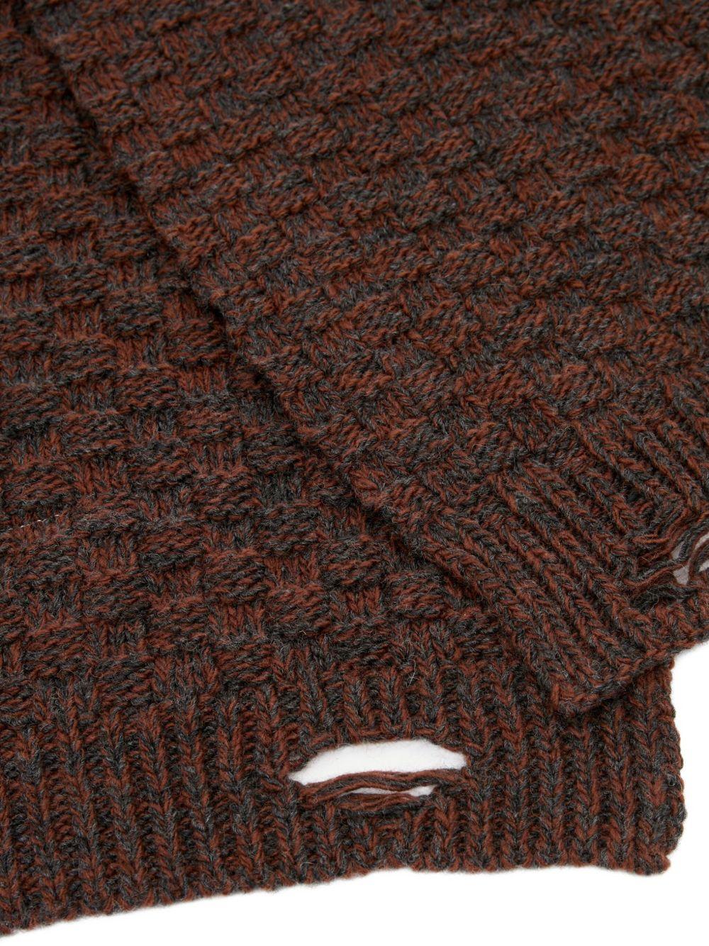 MM6 MAISON MARGIELA Sciarpa a maglia grossa con logo 