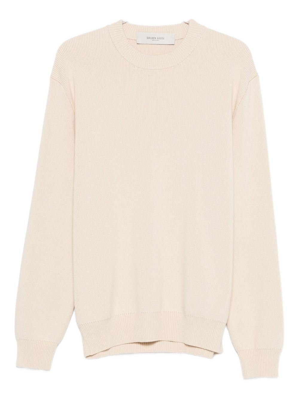 GOLDEN GOOSE Maglia girocollo in cotone 