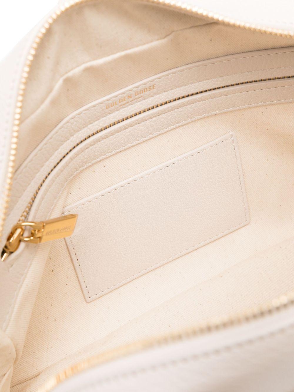 GOLDEN GOOSE Borsa tote 'Vita' in pelle avorio 