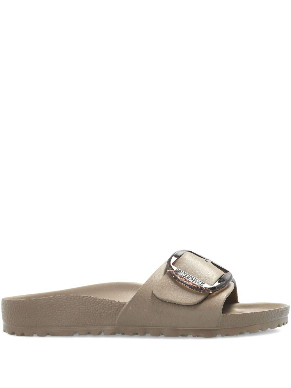 BIRKENSTOCK Ciabatte Madrid grigio con fibbia 